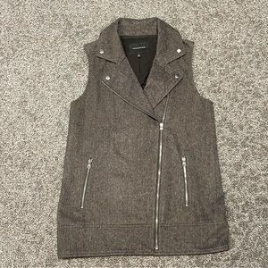 Banana Republic wool moto vest